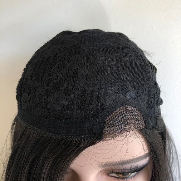 24" Black Silky Straight Wig | Catherine - Picture 7 of 7